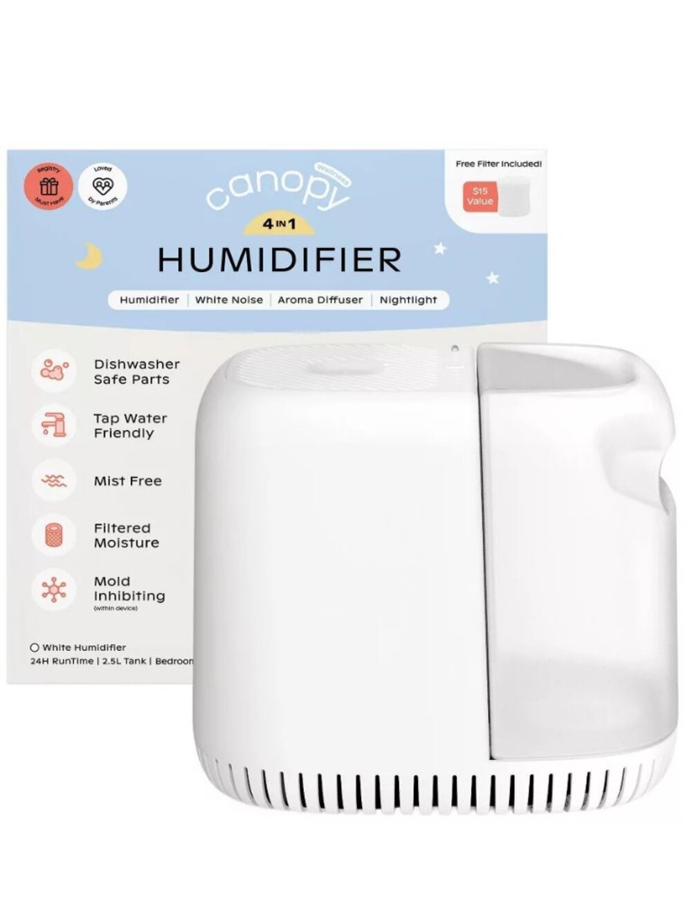Canopy 4 in 1 Humidifier NEW